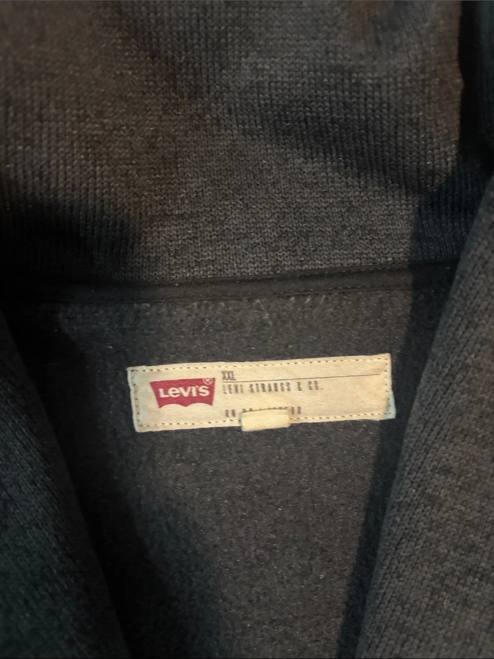 Levi's Charcoal Knit Shawl Collar Cardigan